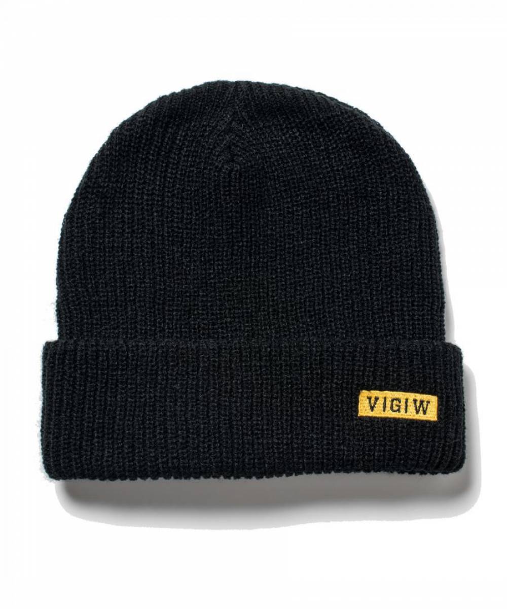 【予約商品】VIRGO V.G.W BOX KNIT CAP - BLACK