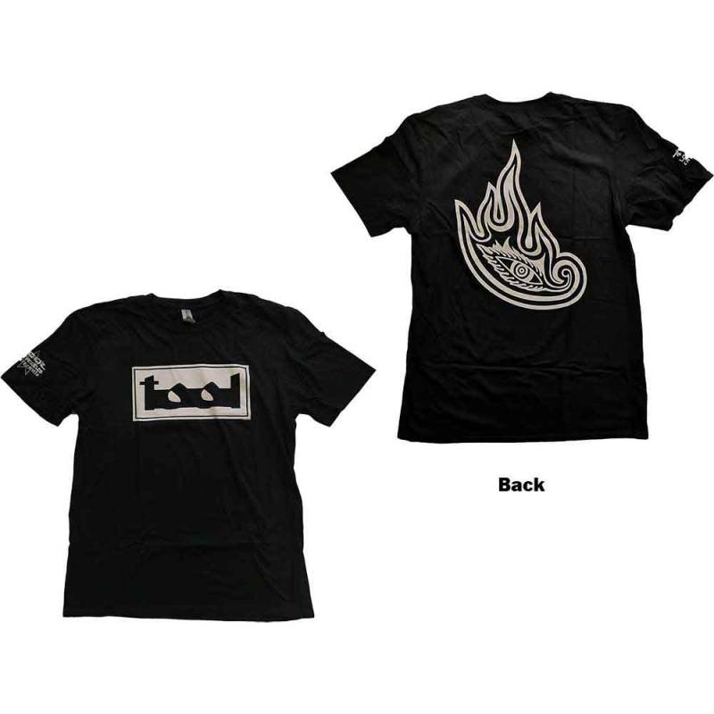 【予約商品】TOOL バンドTシャツ ユニセックス: Wirebox (Black) (Back & Sleeve Print) - BLACK