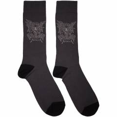 【予約商品】METALLICA Unisex Ankle Socks: Seek & Destroy (Charcoal Grey) (UK Size 6 - 11) - CHARCOAL GREY