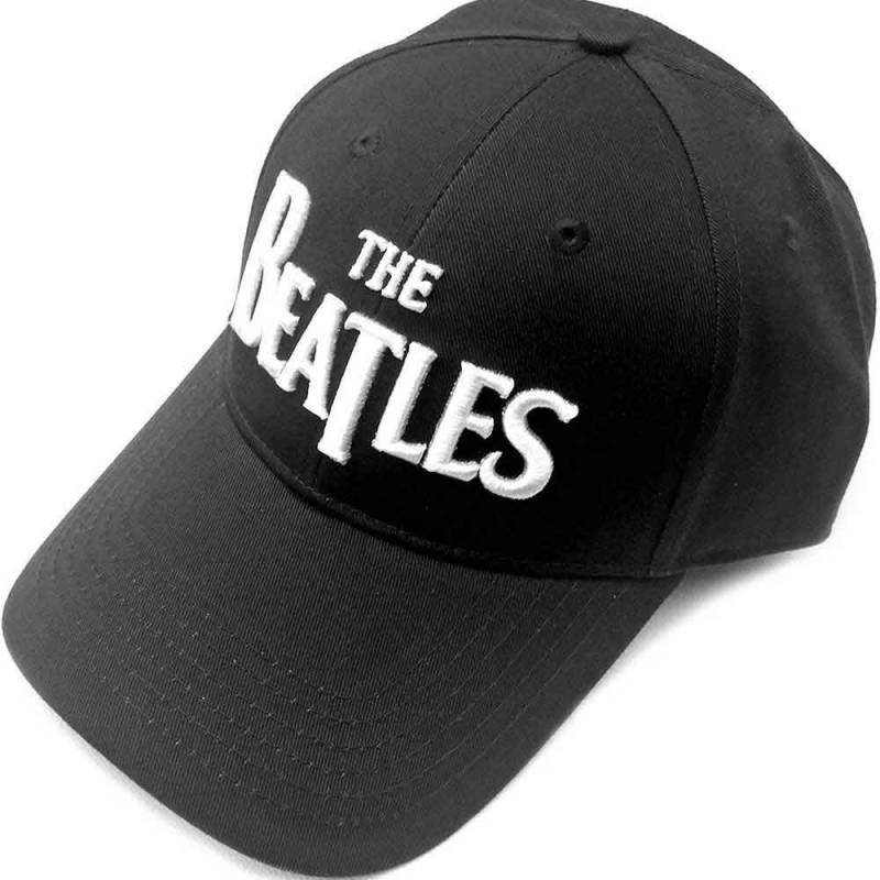 【予約商品】THE BEATLES Unisex Baseball Cap: White Drop T Logo (Black)