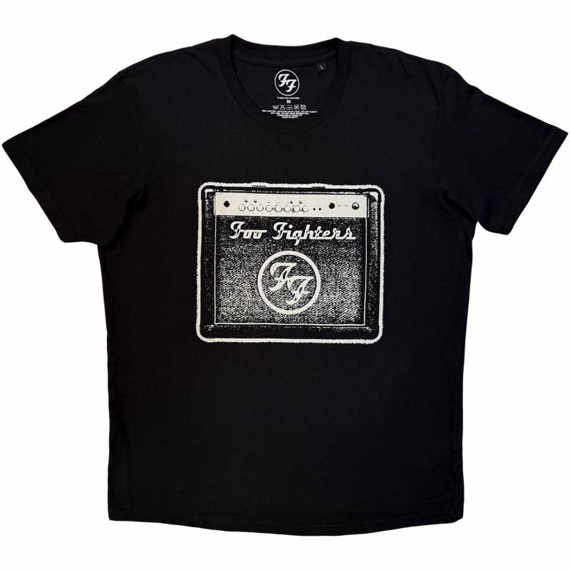 【予約商品】FOO FIGHTERS Unisex Premium Carbon バンドTシャツ: Amp (Black)