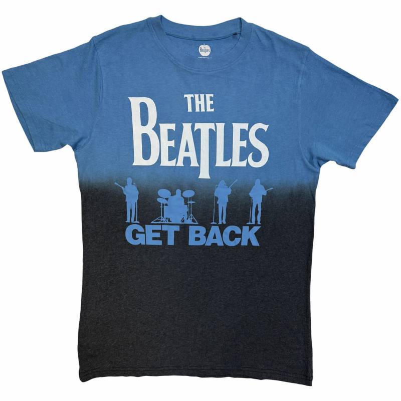 【予約商品】THE BEATLES バンドTシャツ ユニセックス: Get Back (Blue) (Wash Collection)