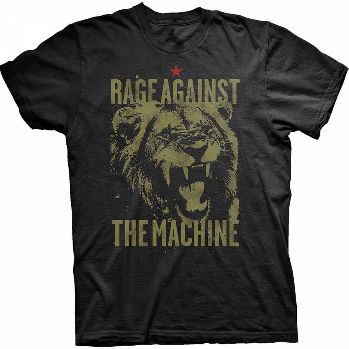 【予約商品】RAGE AGAINST THE MACHINE バンドTシャツ ユニセックス: Pride (Black) - BLACK