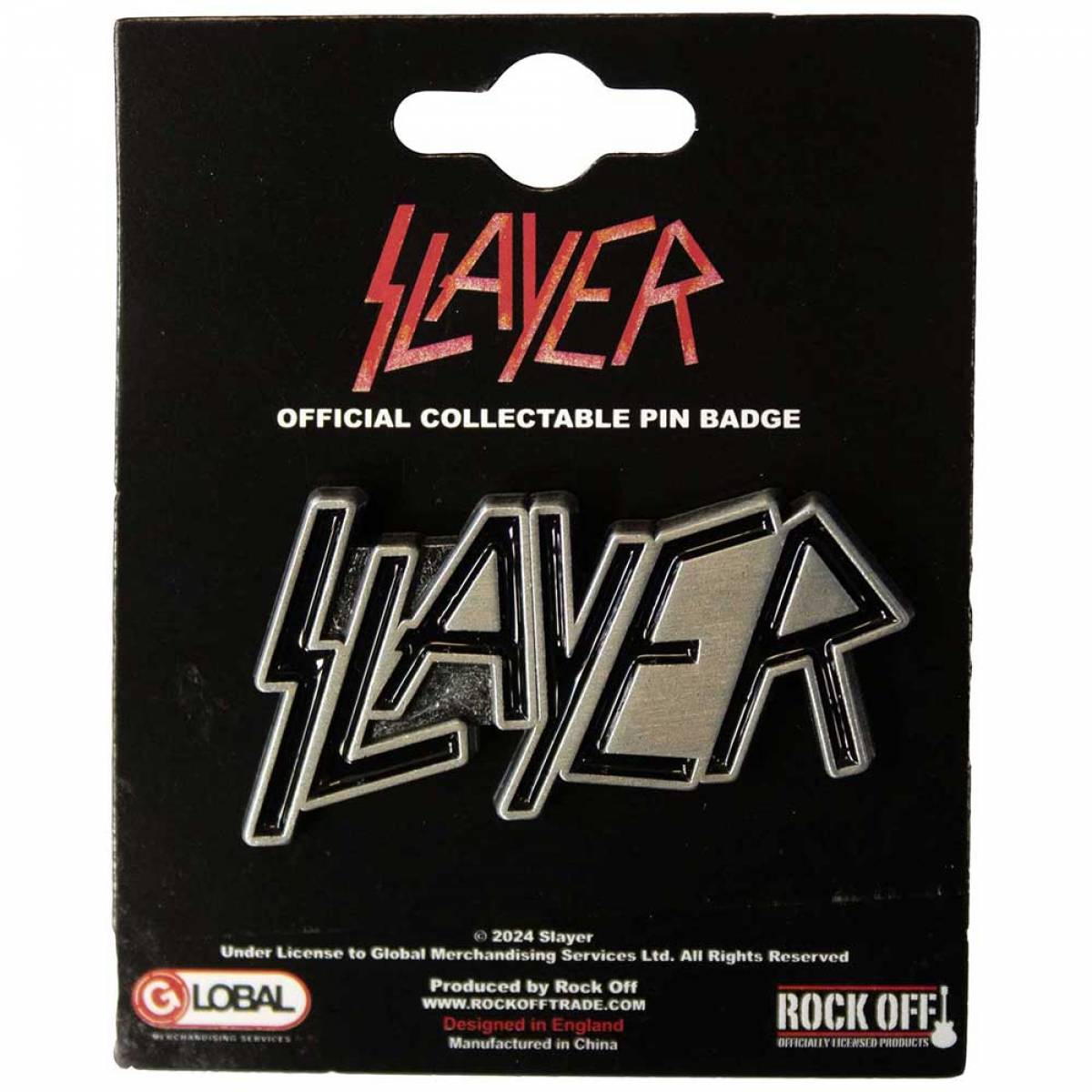 【予約商品】SLAYER  Pin Badge: Logo