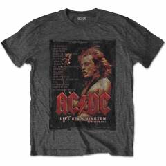 【予約商品】AC/DC バンドTシャツ ユニセックス: Donington Set (Charcoal Grey) - CHARCOAL GREY