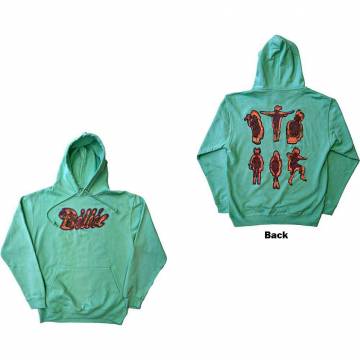 【予約商品】BILLIE EILISH Unisex Pullover Hoodie: Silhouettes (Green) (Back Print) - GREEN