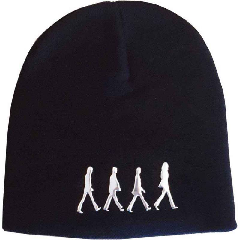 【予約商品】THE BEATLES Unisex Beanie Hat: Sonic Silver Abbey Road (Black)