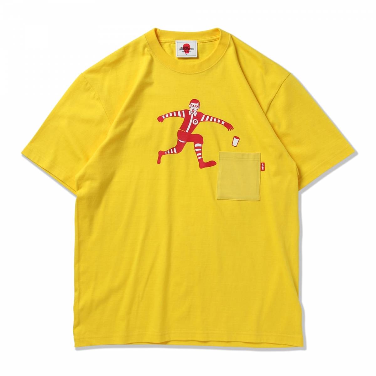 PUNK DRUNKERS (パンクドランカーズ) ゴミ箱ポケTEE - YELLOW