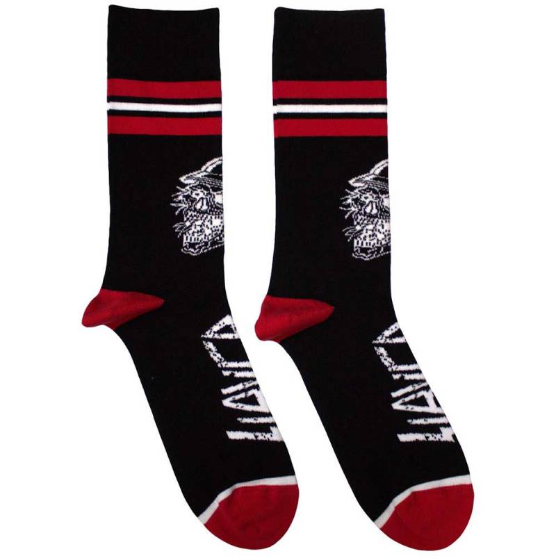 【予約商品】SLAYER Unisex Ankle Socks: Skull Helmet (Black) (UK Size 7 - 11)