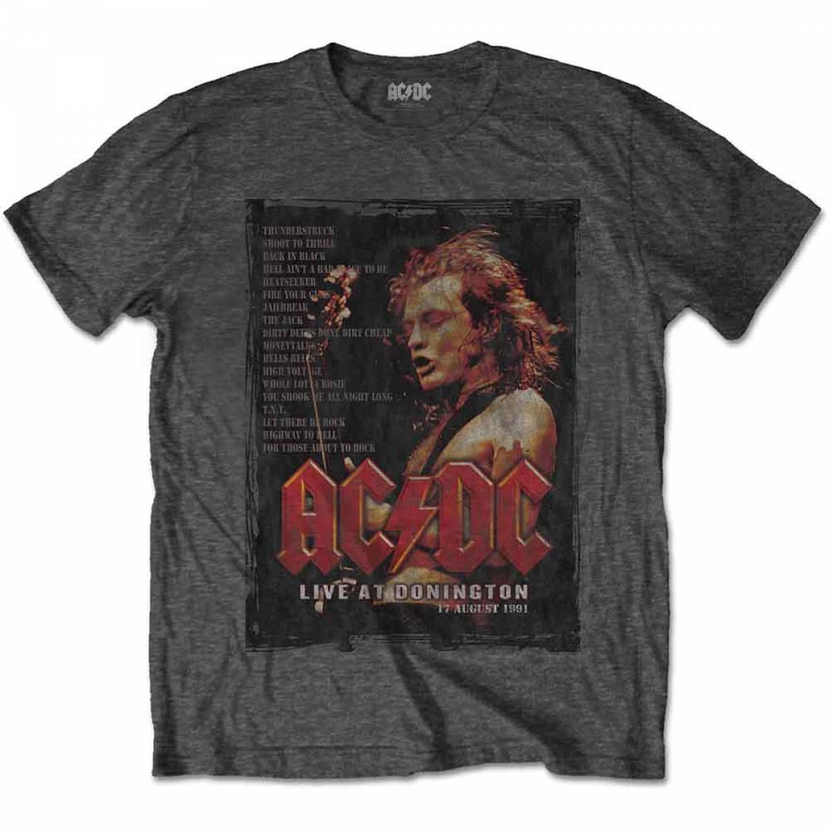 【予約商品】AC/DC ユニセックスTシャツ: Donington Set