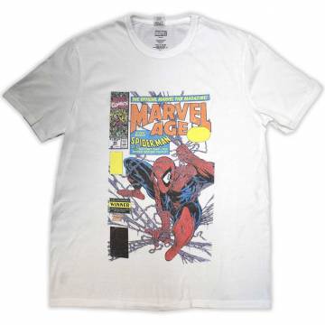 【予約商品】MARVEL COMICS ユニセックスTシャツ: Spider-Man Marvel Age Comic Cover Vintage