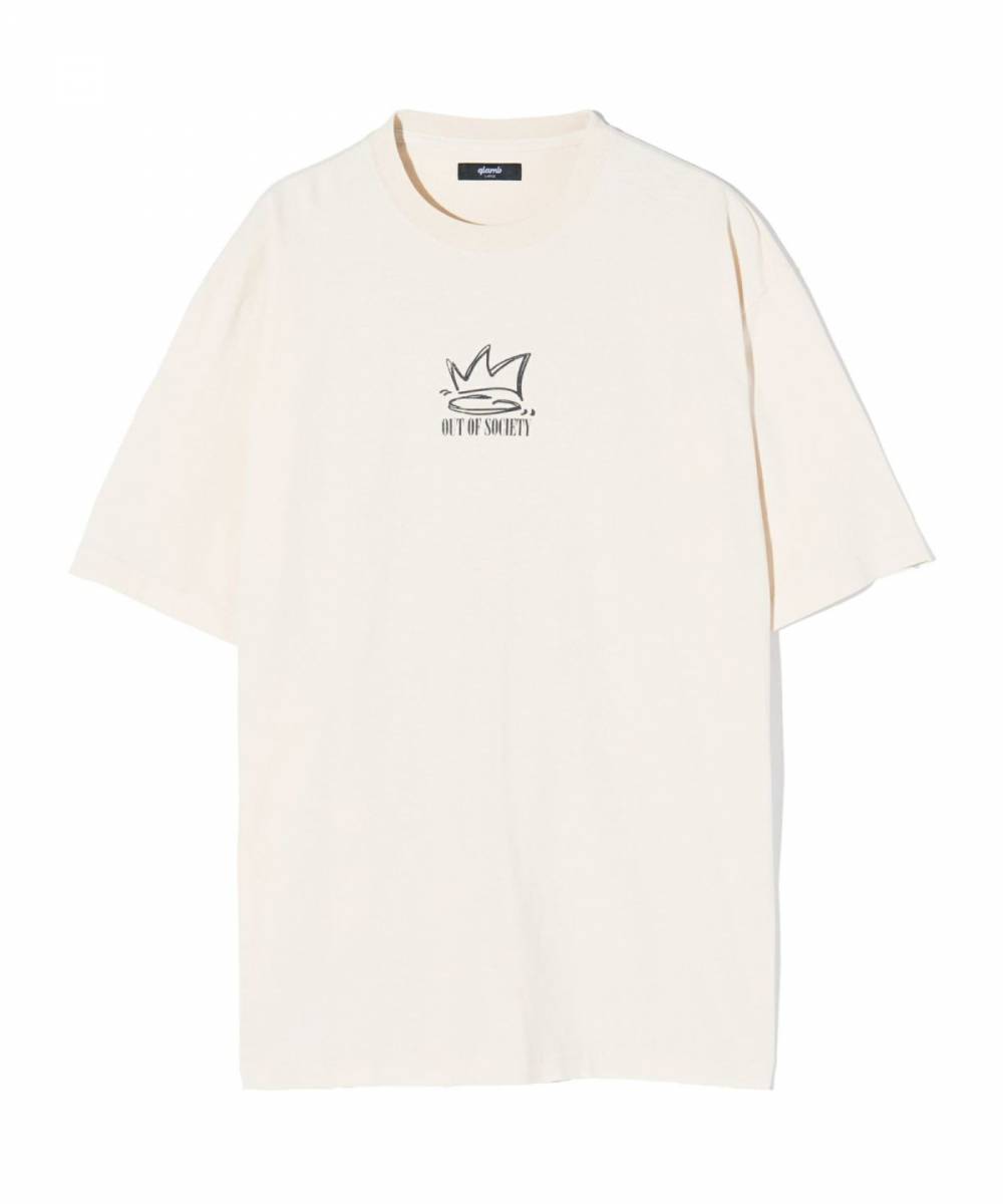 【予約商品】glamb(グラム) GB0424/CS06 : Out of Society T-Shirt / アウトオブソサイエティＴシャツ - Beige