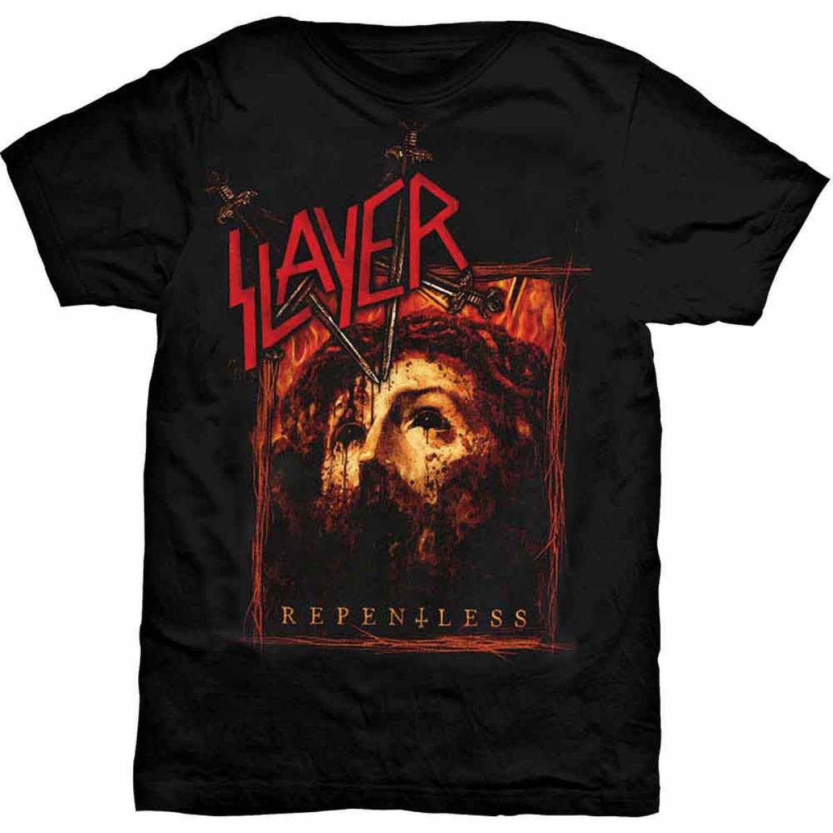 【予約商品】SLAYER バンドTシャツ ユニセックス: Repentless Rectangle (Black) - BLACK