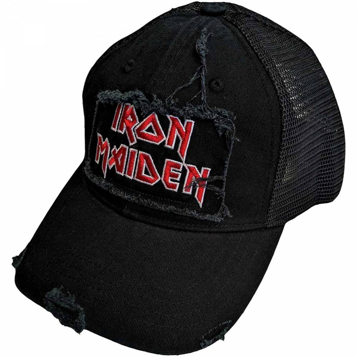 【予約商品】IRON MAIDEN Unisex Mesh Back Cap: Scuffed Logo