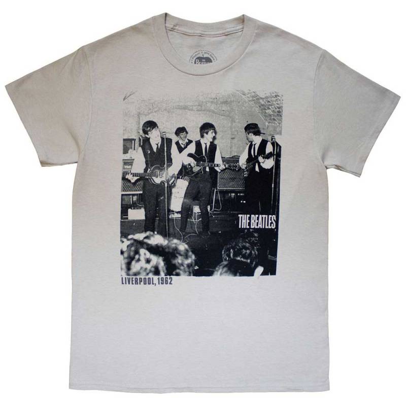 【予約商品】THE BEATLES バンドTシャツ ユニセックス: The Cavern 1962 (Silver Grey)