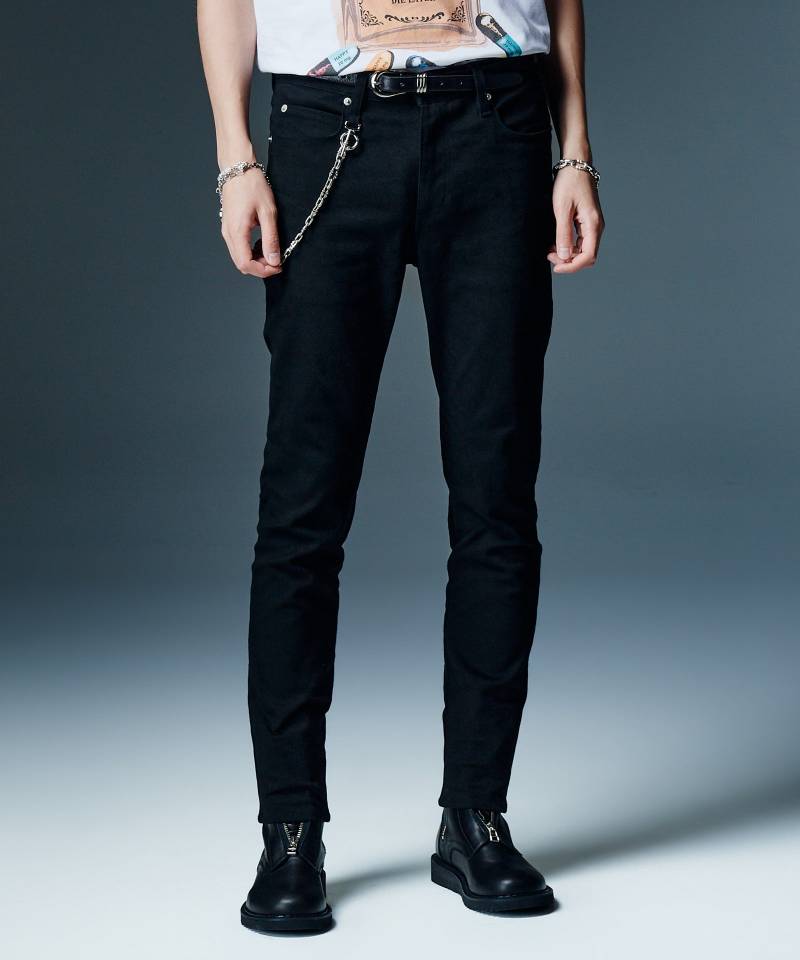 【予約商品】glamb(グラム) MARO Slim Pants / マロスリムパンツ - Black