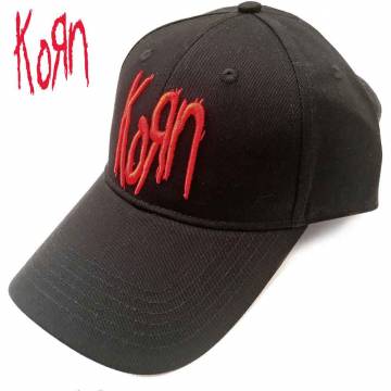 【予約商品】KORN Unisex Baseball Cap: Logo (Black) - BLACK