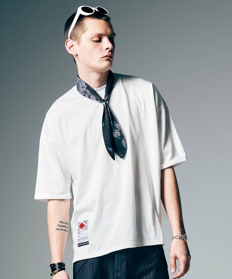 【予約商品】glamb(グラム) Pigment Body T-Shirt / ピグメントボディTシャツ - White