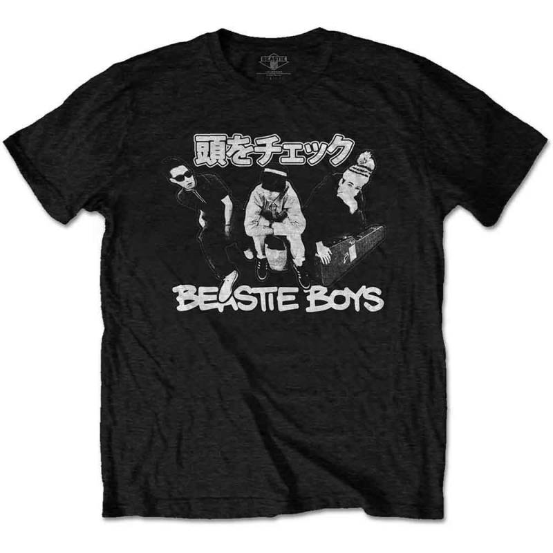 【予約商品】The BEASTIE BOYS バンドTシャツ ユニセックス: Check Your Head Japanese (Black)