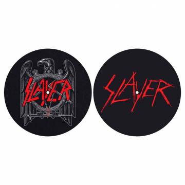 【予約商品】SLAYER Turntable Slipmat Set: Eagle/Scratched Logo