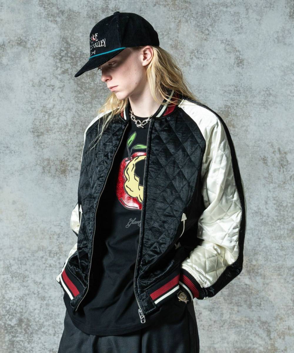 【予約商品】glamb(グラム)GB0325/JKT07 : Quilting Ska Jumper / キルティングスカジャンパー - Black
