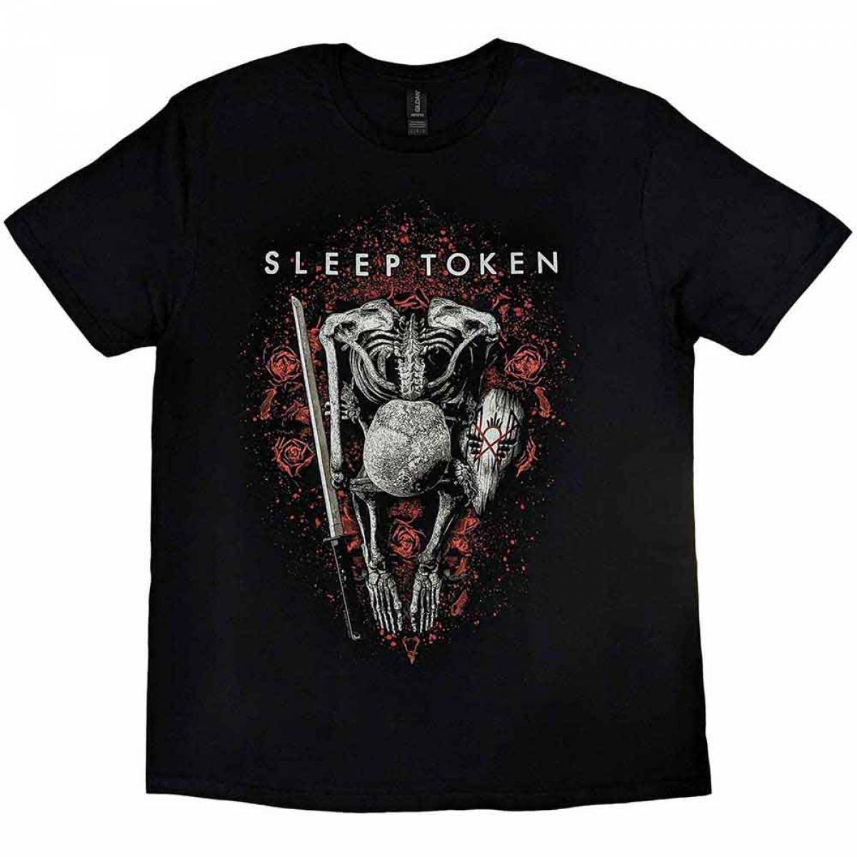 【予約商品】SLEEP TOKEN バンドTシャツ ユニセックス: The Love You Want Skeleton (Black) - BLACK