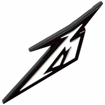 【予約商品】METALLICA Pin Badge: Black & White M Logo