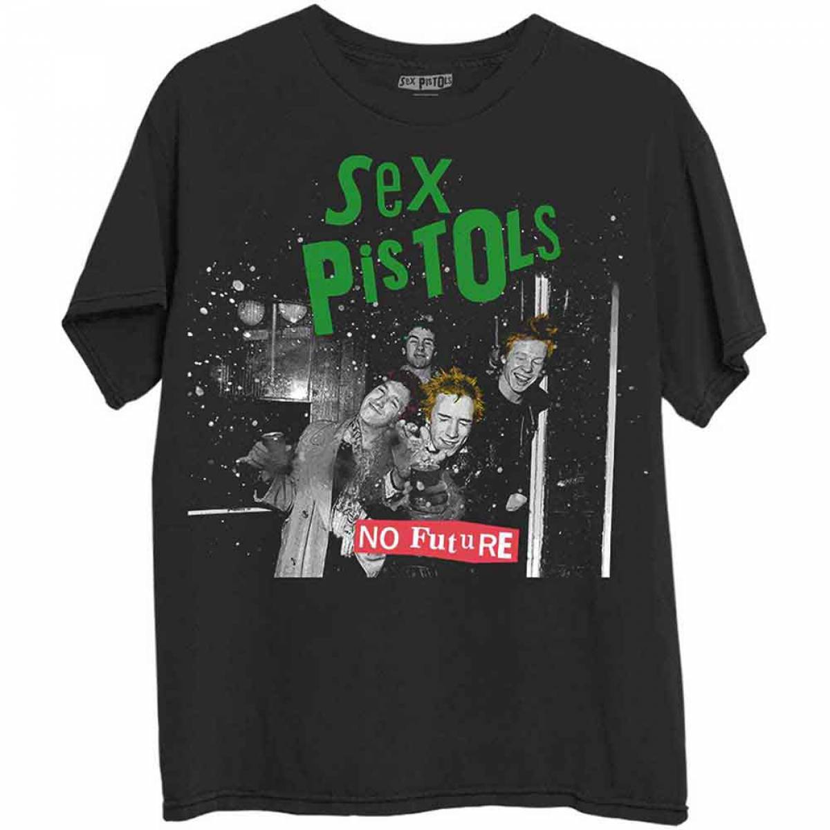 【予約商品】THE SEX PISTOLS バンドTシャツ ユニセックス: Cover Photo - BLACK