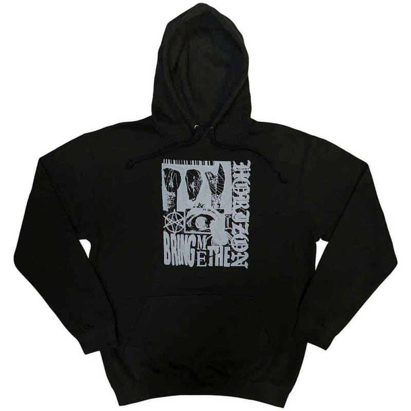 【予約商品】BRING ME THE HORIZON Unisex Pullover Hoodie: Bug (Black) - BLACK