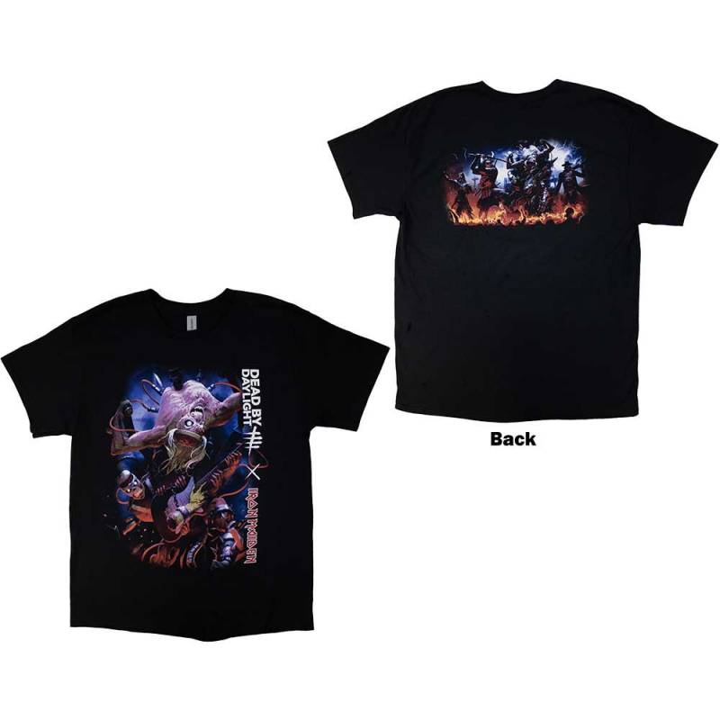 【予約商品】IRON MAIDEN バンドTシャツ ユニセックス: Dead By Daylight Monster Eddie (Black) (Back Print)