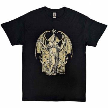 【予約商品】BRING ME THE HORIZON バンドTシャツ ユニセックス: Angel Amen (Black) - BLACK
