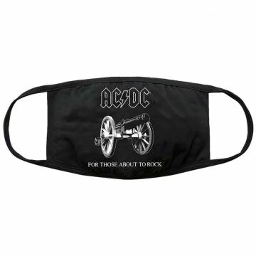 【予約商品】AC/DC Face Mask: About To Rock - BLACK