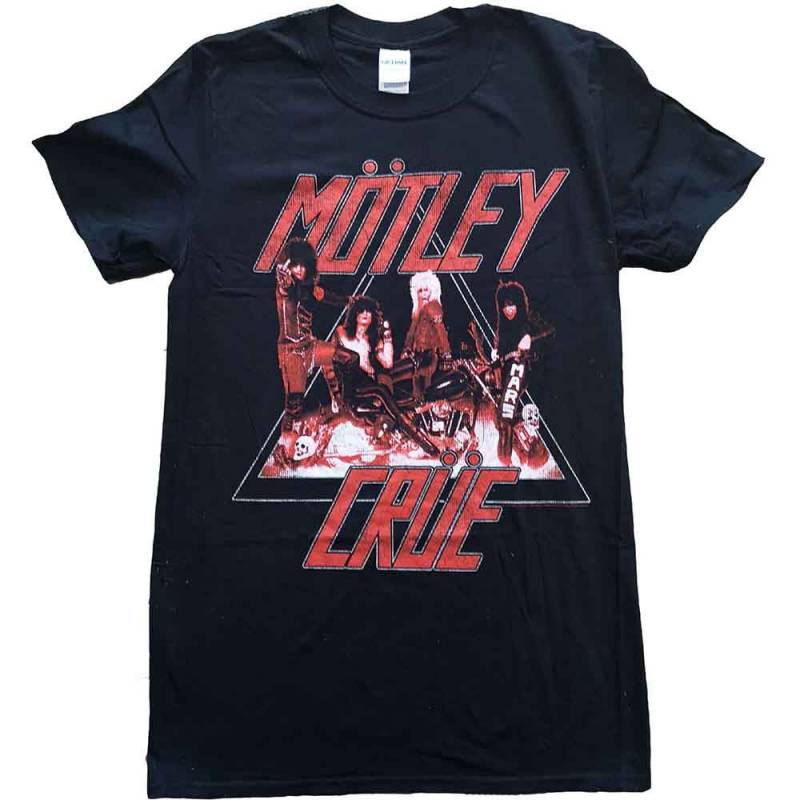 【予約商品】MOTLEY CRUE バンドTシャツ ユニセックス: Too Fast Cycle (Black)