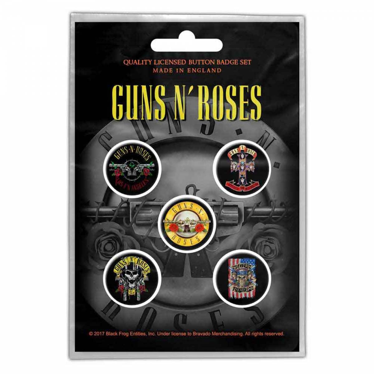 【予約商品】GUNS N' ROSES Button Badge Pack: Bullet Logo