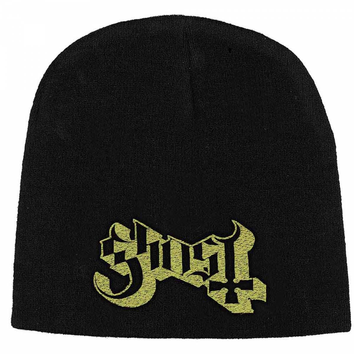 【予約商品】GHOST Unisex Beanie Hat: Logo (Black) - BLACK