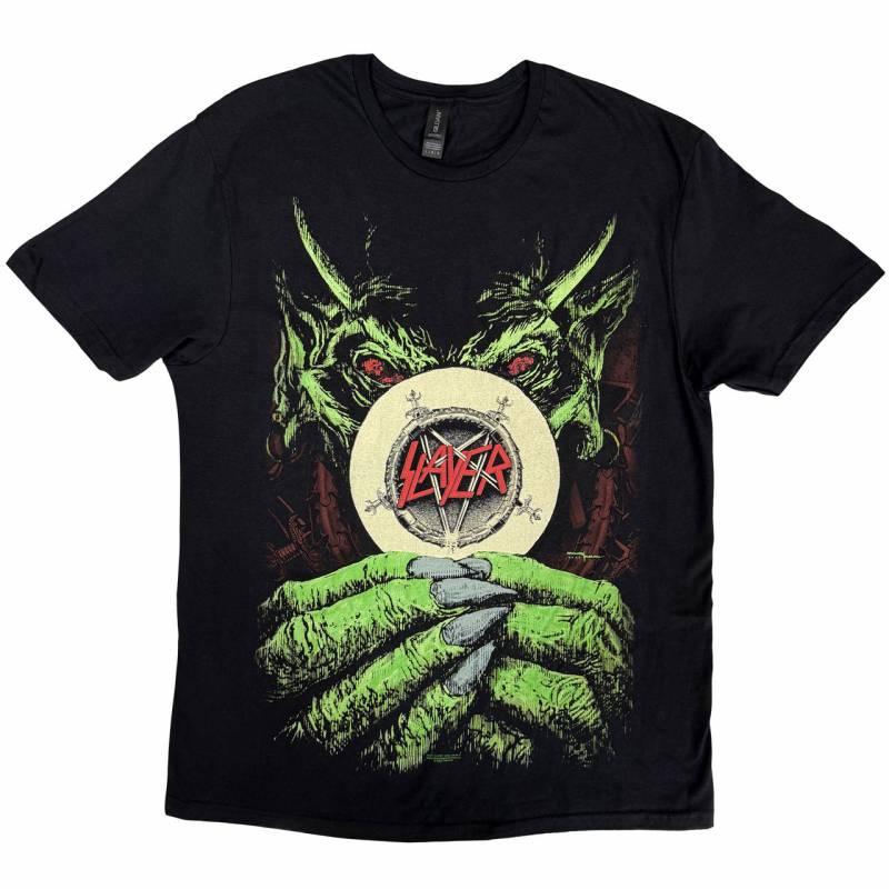 【予約商品】SLAYER バンドTシャツ ユニセックス: Root of all Evil (Black)