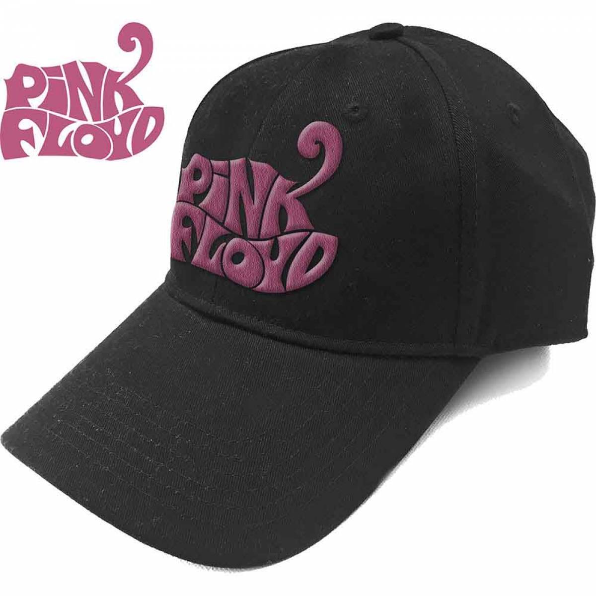 【予約商品】PINK FLOYD Unisex Baseball Cap: Retro Swirl Logo (Black) - BLACK