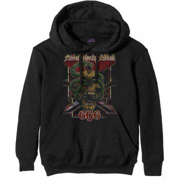 【予約商品】BLACK SABBATH Unisex Pullover Hoodie: Bloody Sabbath 666 - BLACK