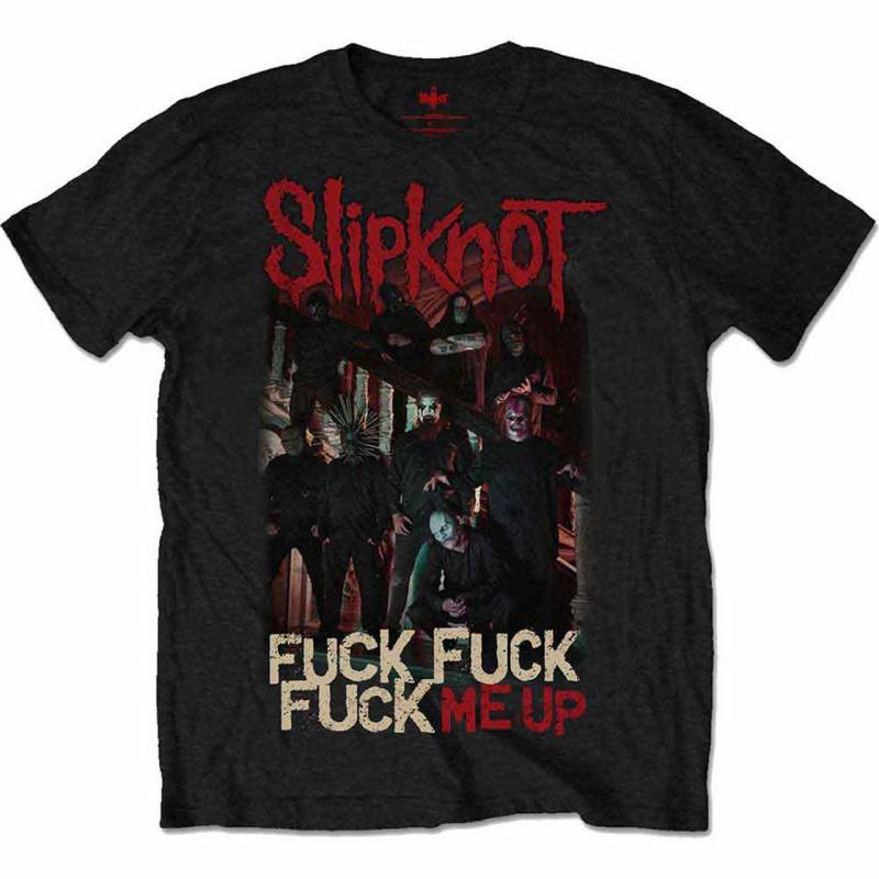 【予約商品】SLIPKNOT バンドTシャツ ユニセックス: Fuck Me Up (Black)