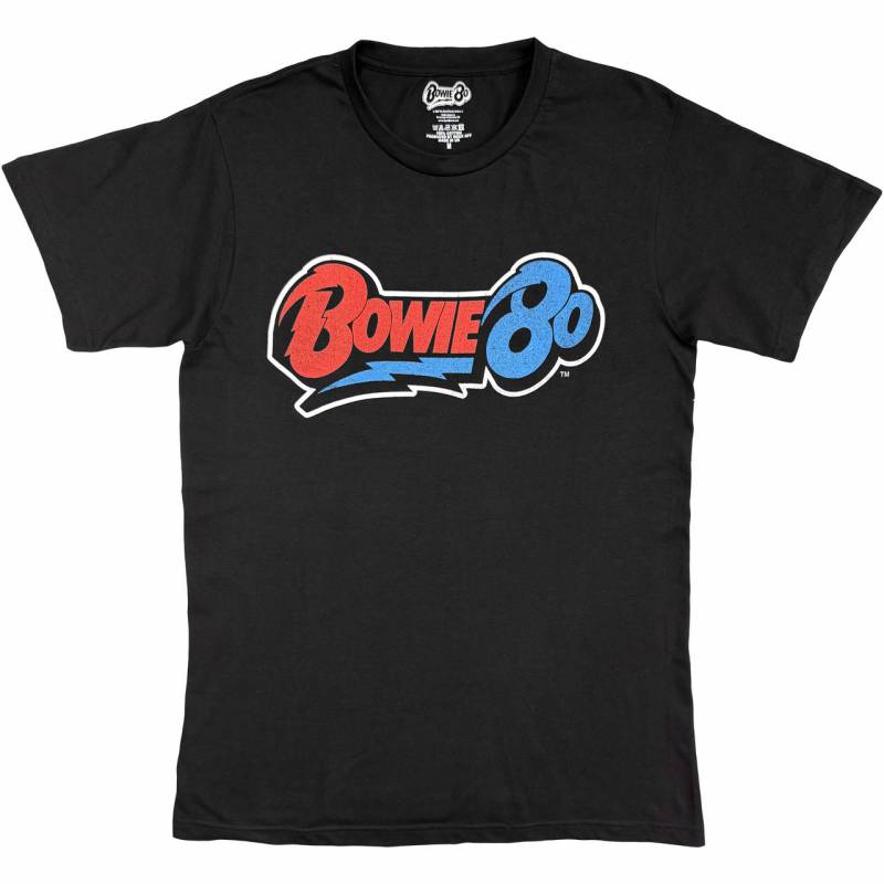 【予約商品】DAVID BOWIE バンドTシャツ ユニセックス: 80 Logo (Black)
