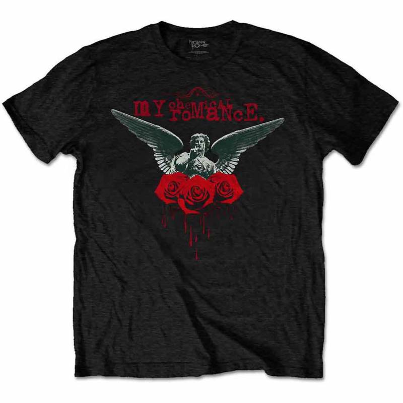 【予約商品】MY CHEMICAL ROMANCE バンドTシャツ ユニセックス: Angel of the Water (Black)