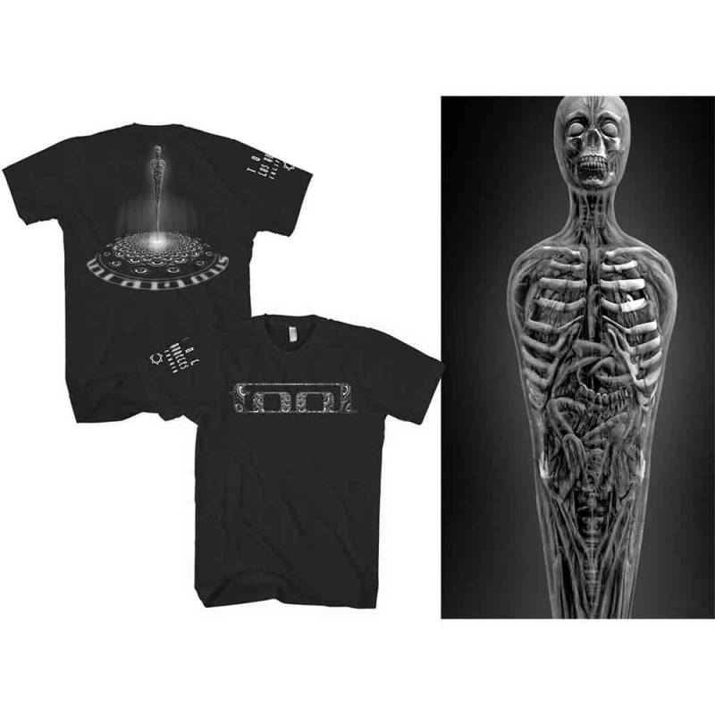 【予約商品】TOOL バンドTシャツ ユニセックス: BW Spectre (Black) (Back & Sleeve Print) - BLACK