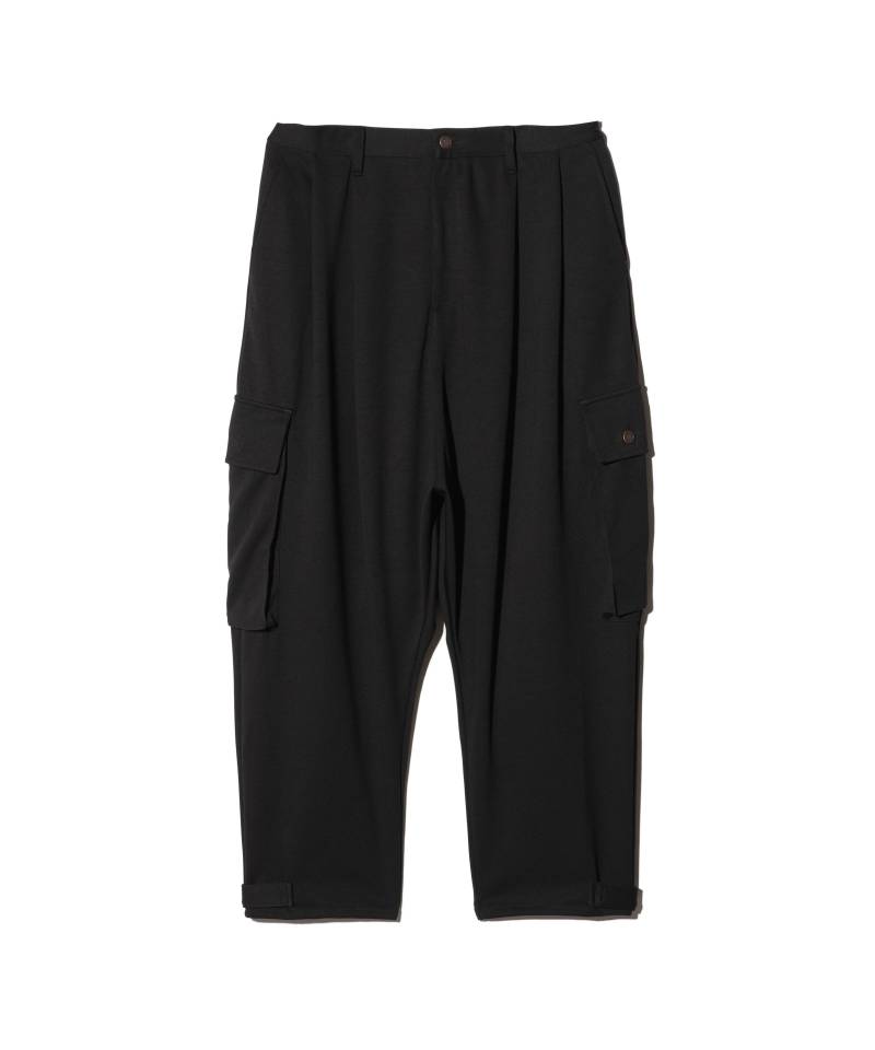 【予約商品】glamb(グラム)Structure Tuck Cargo Pants / ストラクチャータックカーゴパンツ - Black