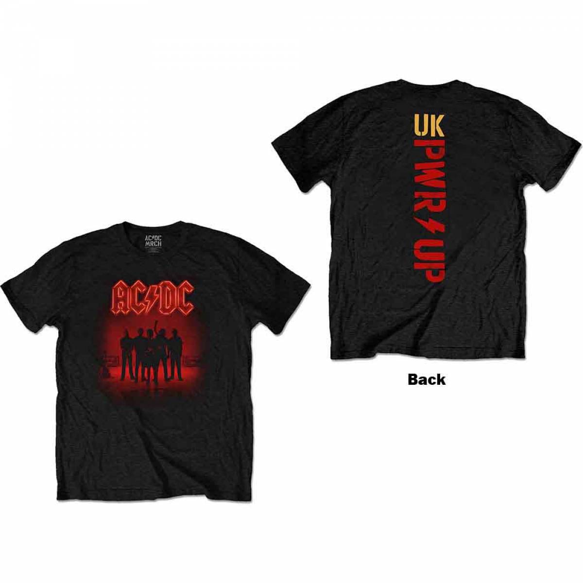 【予約商品】AC/DC ユニセックスTシャツ: PWR-UP (Back Print)