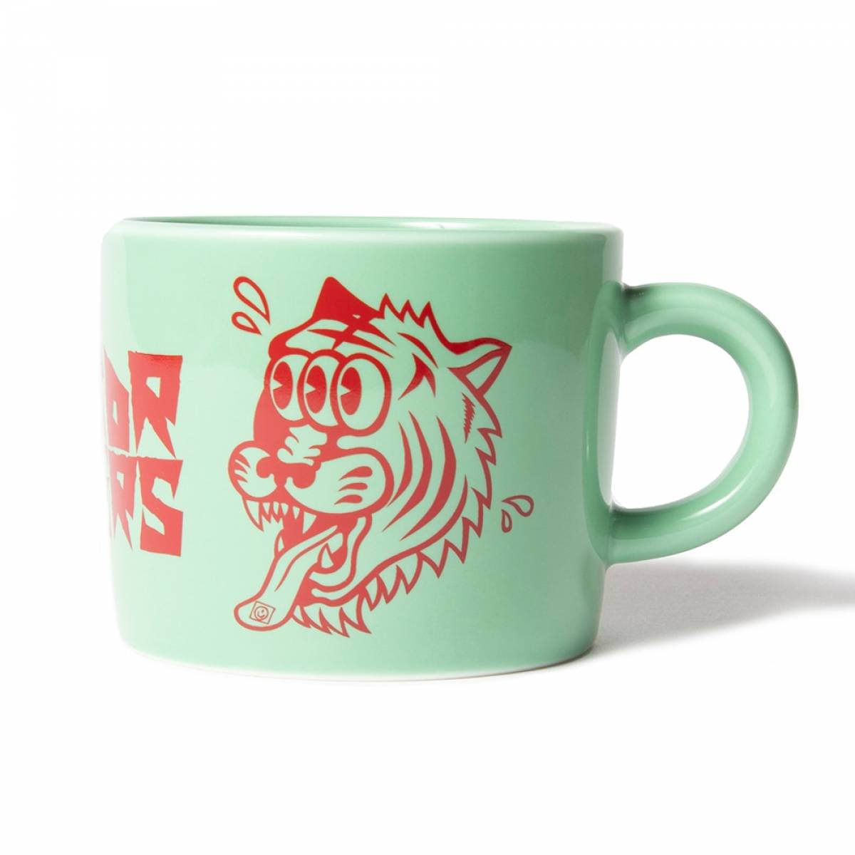 【予約商品】PUNK DRUNKERS (パンクドランカーズ）虎デカマグカップ - M.GREEN