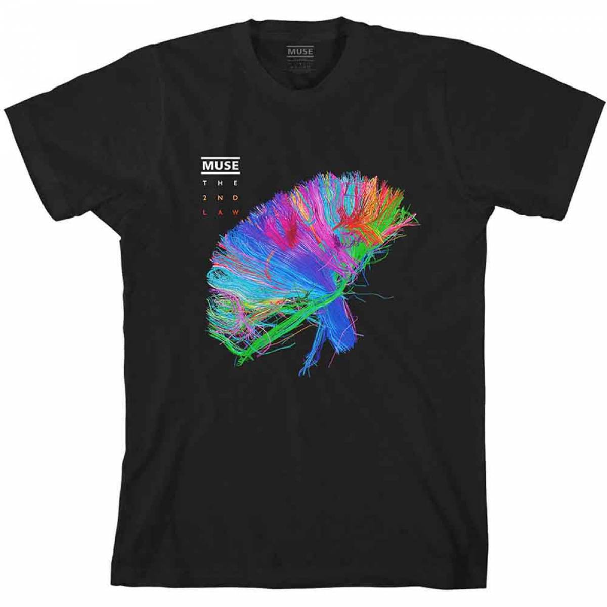 【予約商品】MUSE バンドTシャツ ユニセックス: 2nd Law Album (Black) - BLACK