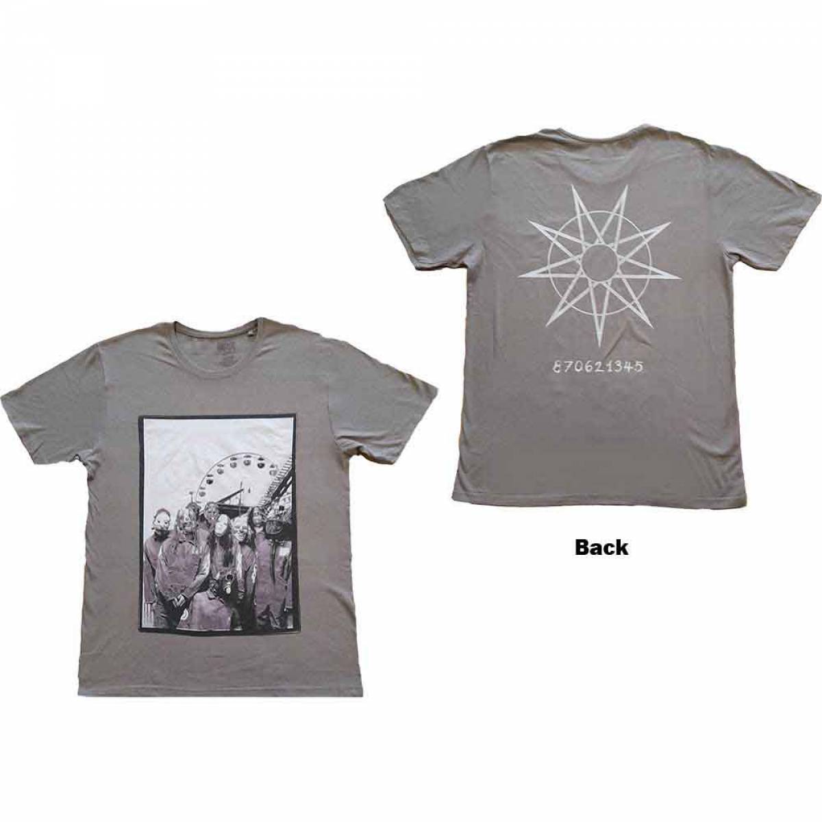 【予約商品】SLIPKNOT ユニセックスTシャツ: Amusement Park (Back Print)