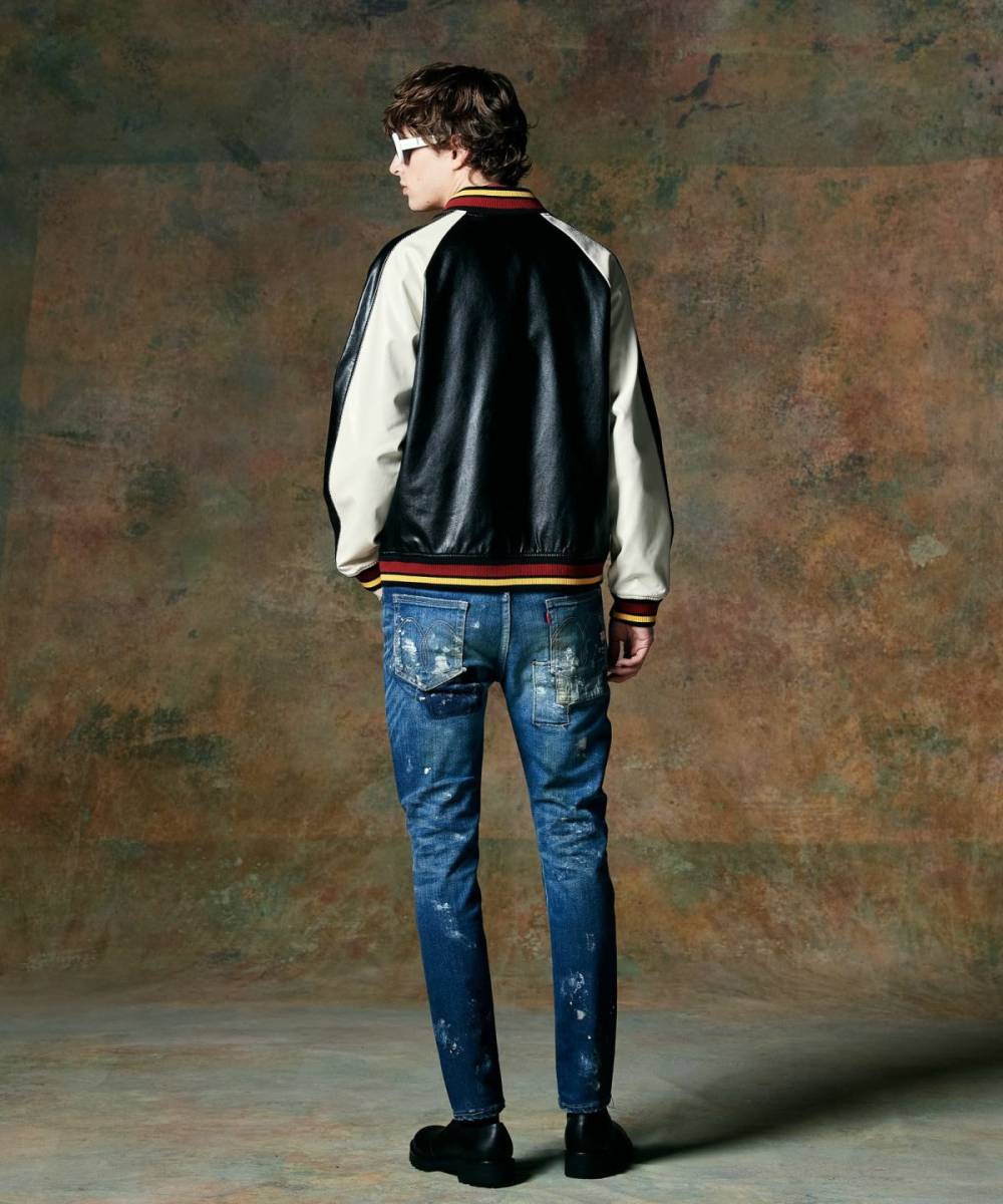 glamb(グラム) GB0424/JKT07 : Synth Leather Ska Jumper glamb(グラム) GB0424/JKT07 : Synth Leather Ska Jumper