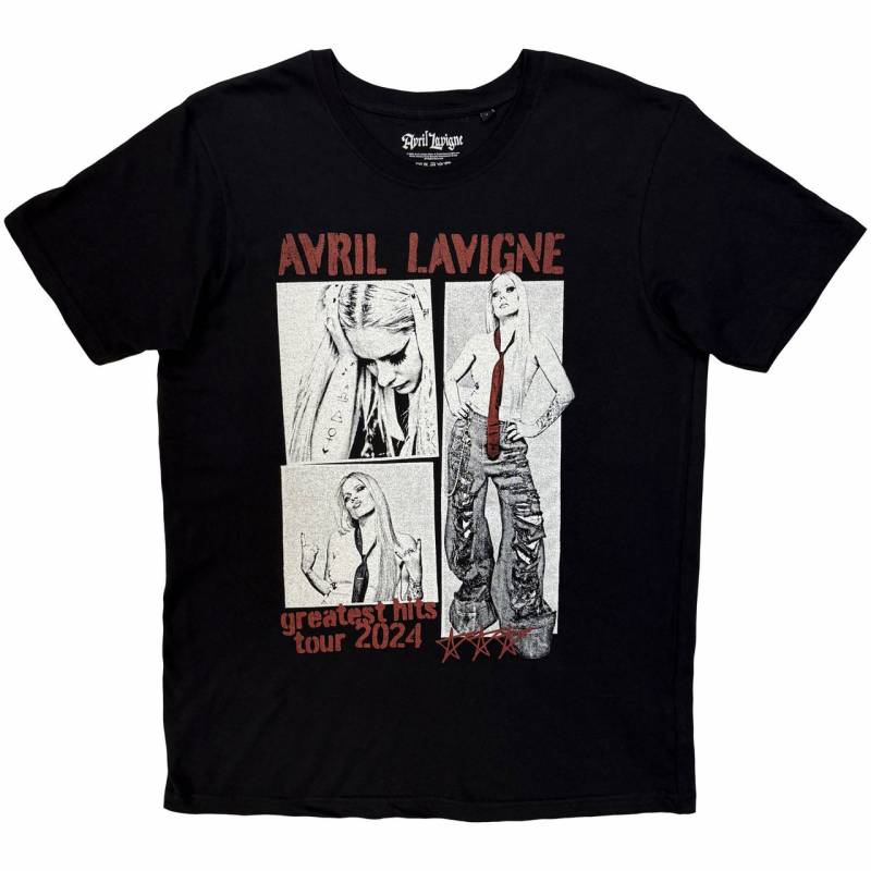 AVRIL LAVIGNE バンドTシャツ ユニセックス: Greatest Hits (Black)