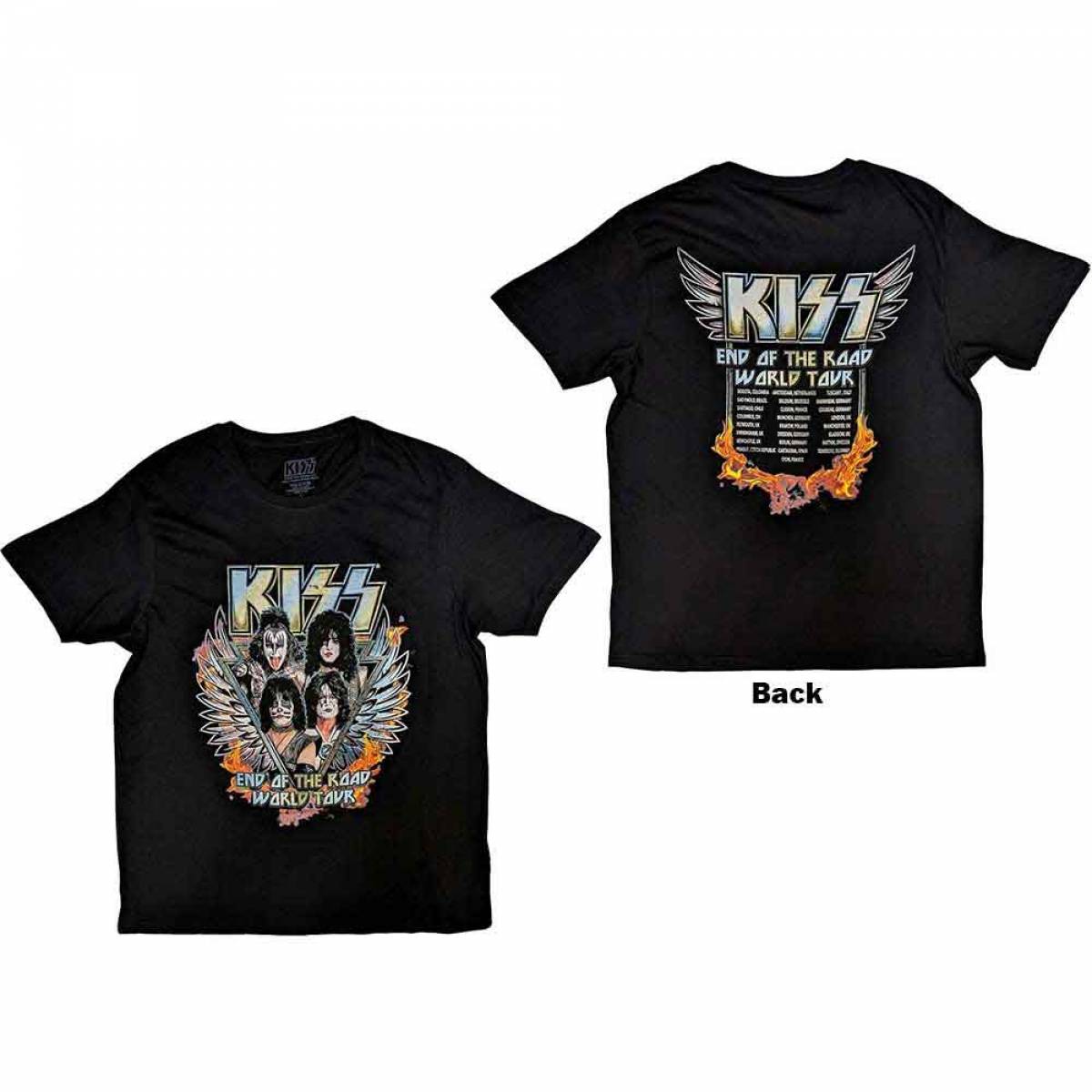 予約商品】KISS バンドTシャツ ユニセックス: End Of The Road